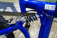 Columba folding bike rear suspension